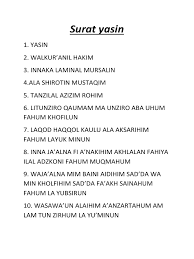 Allah menegur kita untuk bersyukur. Surat Yasinn