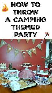 Camping party banner, camping theme party decor, camping classroom banner, outdoor theme party banner, hiking decorations, lumberjack party emptynesthomegoods 5 out of 5 stars (905) This Indoor Camping Themed Party Brings The Great Outdoors Indoors