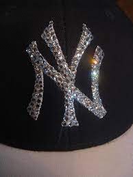 Yankees Baseball Cap New York Yankees Hat Swarovski Choice Of Navy Or Navy And White Bedazzled Yankees Hat Fan Favorite Yankees Gift New York Yankee Hat Yankees Baseball Cap Yankees