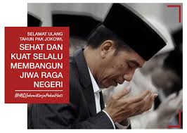 Semoga engkau bisa selalu menjadi istri serta selamat ulang tahun, imamku. Sekretariat Negara On Twitter Selamat Ulang Tahun Kepada Bapak Presiden Jokowi Yang Ke 57 Hbdjokowikerjapakaihati