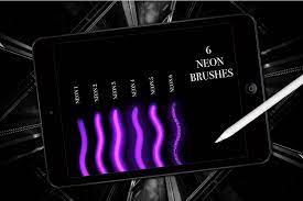 Neon Brushes For Procreate Procreate App Neon Procreate