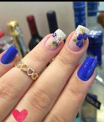 Una noche cálida, mojitos para dos a la luz de las. Azul Rey Disenos De Unas Pies Manicura De Unas Unas Con Figuras