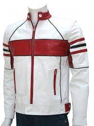 Bi Color Men Leather Jacket Custom Leather Jackets Leather Jacket Men Cool Jackets For Men