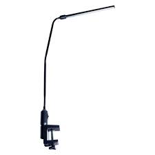 Lavish Home 41 In Black Modern Contemporary Led Clamp Desk Lamp 72 L092 B The Home Depot
