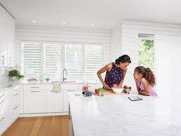 kitchen window treatments; blinds
