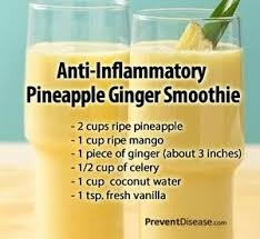 Anti Inflammatory Pineapple Ginger Smoothie Recipe Anti Inflammatory Smoothie Ginger Smoothie Anti Inflammatory Recipes