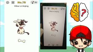 Kunci jawaban brain out level 67 : Hibur Si Anjing Cara Golden