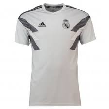 A.did.as/rmcfaway1920 the adidas football channel brings you the world of cutting. 2018 2019 Real Madrid Adidas Pre Match Training Shirt Grey Kids Cw5827 Uksoccershop
