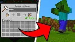 How To Spawn Hidden Giant Mobs In Minecraft Pocket Edition Nametag Boss Addon Minecraft Banner Designs Minecraft Banners Minecraft Creations
