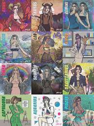 The Astro Goddesses By Yavizbasalamah Zodiac Art Zodiac Star Signs Zodiac Signs Astrology