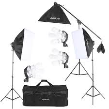 Andoer Photography Lighting Softbox Backdrop Kit Photo Video Studio Stand Kit For Studio Photography And Video Lighting Carrying Bag Andoer Com