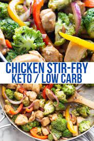 Keto Chicken Stir Fry With Vegetables Recipe Keto Stir Fry Stir Fry Recipes Chicken Arbonne Recipes