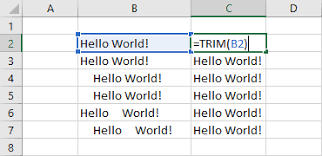 The general syntax for this function is: 4 Ways To Remove Unwanted Space Characters How To Excel