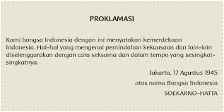 Check spelling or type a new query. Peristiwa Proklamasi Kemerdekaan Republik Indonesia Halaman 73 Belajar Kurikulum 2013