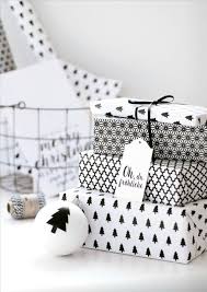 Black And White Christmas Wrapping Paper Black And White Christmas Christmas Packaging Christmas Gift Wrapping Gift Wrapping