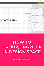 Download How To Group And Ungroup Words On Cricut Design Space