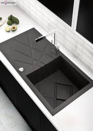 Shop our variety of name brand sinks to fit the kitchen sink is the most used appliance in the kitchen. Pin By Jacek Te On Something Something Modern Black Kitchen Black Kitchen Faucets Black Kitchen Sink