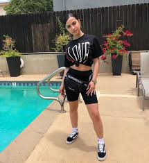 Black Biker Shorts Outfit Summer Khayanderson Curvy Outfits Everyday Outfits Outfits