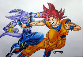 beerus vs super saiyan god goku dragonball super dragon ball super goku super saiyan god