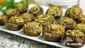 Stuffing one food with another food and cooking them together is a popular culinary tactic. Costco Stuffed Mushrooms 2 Ways Facebook