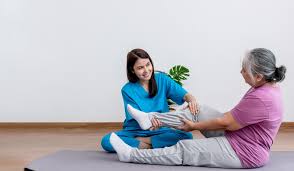 Home physiotherapy session