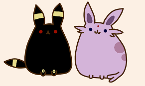 Pusheen Umbreon And Espeon By Eckru Deviantart Com On Deviantart Umbreon And Espeon Umbreon Pusheen