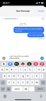 How To Disable The Imessage Typing Bubble Indicator So Others Don T Know You Re Currently Active In The Chat Ios Iphone Gadget Hacks