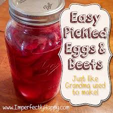 (note if you don't have a level steamer rack you can put a clean dish towel at the bottom of the pot, you just don't want the jars touching the bottom of the pot or they may break from the heat.) Easy Pickled Eggs Beets The Imperfectly Happy Home