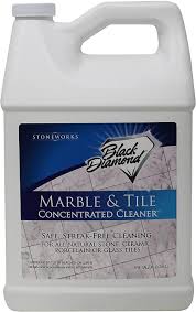 It is best to avoid harsh chemicals on your marble floor, so it is actually safest to clean them naturally. Buy Marble Tile Floor Cleaner Great For Ceramic Porcelain Granite Natural Stone Vinyl And Brick No Rinse Concentrate 1 Gallon Online In Indonesia B00j75iu6a