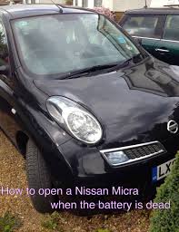 In reality, some car batteries perform much better than others, depending on the vehic. How To Open The Door To A Nissan Micra When The Battery Is Dead With Pictures Axleaddict