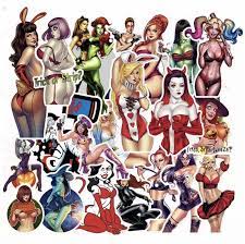 50pcs Tease Sexy Pinup Pin Up Stickers Beautiful Girls Boobs Adult Naked  Nude | eBay