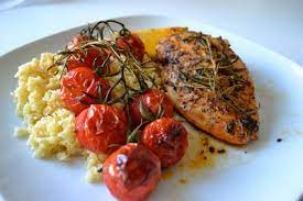 E1_11_lachs aus dem ofen (fish tray bake)_tt175995 6.avi. Hahnchen Und Tomaten Aus Dem Ofen Nach Jamie Oliver Rezepte Lebensmittel Essen Gerichte Mit Hahnchen