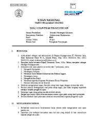 Soal teori kejuruan administrasi perkantoran dan kunci jawaban 2016 soal tryout ujian nasional 2017 dan pembahasan untuk sma maret 10 2017 januari 13 2017 oleh soal unbk. Pengantar Adm Perkantoran Soal Jawab U