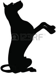 At this point, he should be able to walk by command only. Stock Vector Of Dog Silhouette Standing On Hind Legs In Front Of White Background Stock Vector Dog Silhouette Dog Drawing White Background