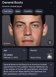 I think I have a unique one: Meet General Booty : rtragedeigh