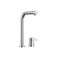 two hole mixer with individual rosettes