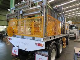 Not just for their mewps but also for the complete range of truck mounted equipment including crane. Energex Takes Delivery Of Truck Mounted 10kn 3 Drum Winch October 2019 Redmond Gary Equipment