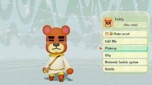Minimum required friendship level : Miipedia Teddy Animal Crossing