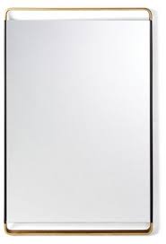 Black And Gold Rectangular Wall Mirror Juliette Rectangular Wall Mirror Black Gold Lighted Wall Mirror Mirror Design Wall Modern Mirror Wall