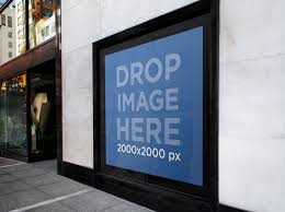 Placeit Print Design Mockup Square Billboard On The Street Billboard Mockup Billboard Mockup