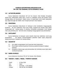 Jalur prestasi pada umumnya siswa yang mendapatkan peringkat kelas 1 5 rangking 1 s d rangking 5 selama 5 semester. Kertas Kerja Kursus Kepimpinan 2020 Flip Ebook Pages 1 11 Anyflip Anyflip