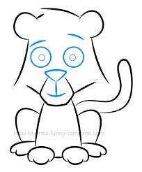 Easy cheetah drawing at getdrawings free download. How To Draw A Cute Baby Cheetah