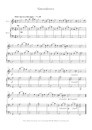 Greensleeves sheet music for native american flute in tab. Greensleeves Sheet Music For Flute 8notes Com