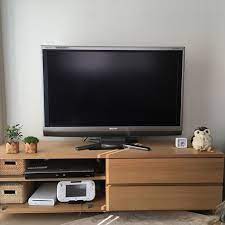 リビング テレビ台 300均 グリーン 無印良品 などのインテリア実例 2016 03 09 21 52 57 roomclip ルームクリップ リビング テレビ台 インテリア インテリア 実例