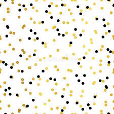 Black and gold | etsy. Black And Gold Confetti Dots Seamless Pattern Stock Vector Illustration Of Decorative Backdrop 130578319