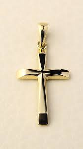 Solid Gold Cross Necklace 14k Gold Cross Pendant Necklace For Men Orthodox Cross Pendant Mens Gold Cross 14k Bloom Jewellery In 2021 Gold Chains For Men Gold Cross Necklace Gold Cross Pendant