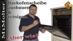 Im backofen die rückwand reinigen beim reinigen der rückwand im backofen ist in älteren und einfachen geräten manuelles vorgehen erforderlich. Backofenscheibe Ausbauen Reinigen Einbauen Von M1molter Youtube