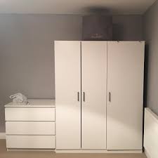 Number 19 On Instagram Wardrobes Done Wardrobes Dombas Ikea White Grey Whiteandgrey Malm Ikeahack Ikeadec Ikea White Wardrobe Ikea Wardrobe Ikea Kids Room