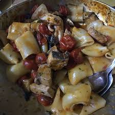 Maybe you would like to learn more about one of these? Paccheri Con Pesce Spada Gamberetti Pachino E Melanzane Una Delizia Foto Di La Bufala Allegra Roma Tripadvisor
