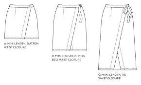 A fun take on a traditional maxi skirt, this tutorial will show you how to create a wrap in the front. Nita Wrap Skirt Pdf Pattern Sew Diy Skirt Patterns Sewing Skirt Pattern Easy Wrap Skirt Pattern